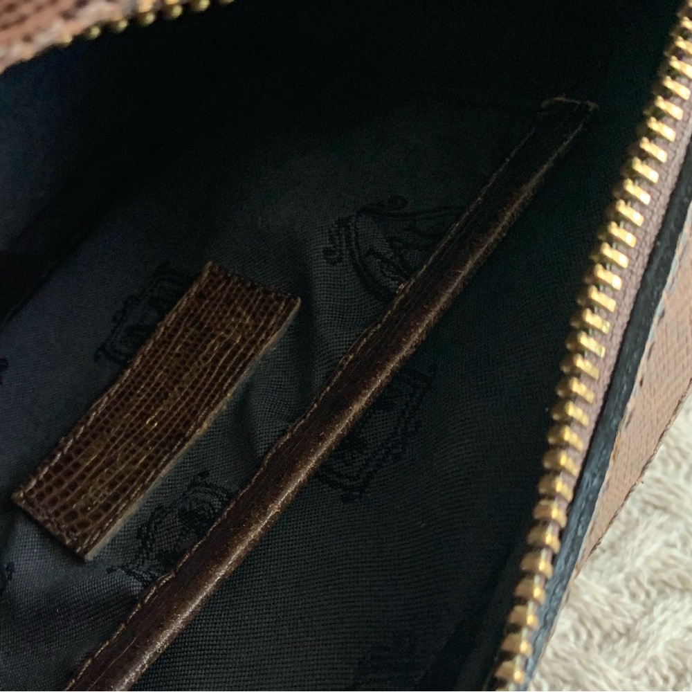 Massimo Dutti Brown Leather Crossbody Bag | Minimal Buckle Detail - Picture 11 of 16